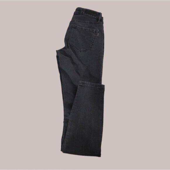 Garage Charcoal High Rise Skinny Jeans - Picture 12 of 16